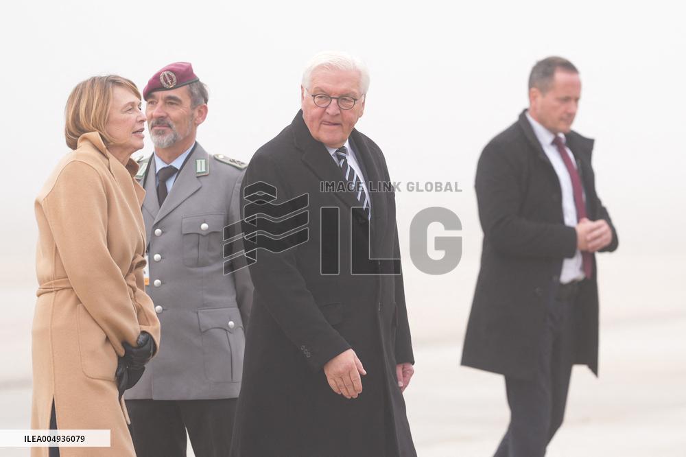 German President arrives in the Basque Country - Spain