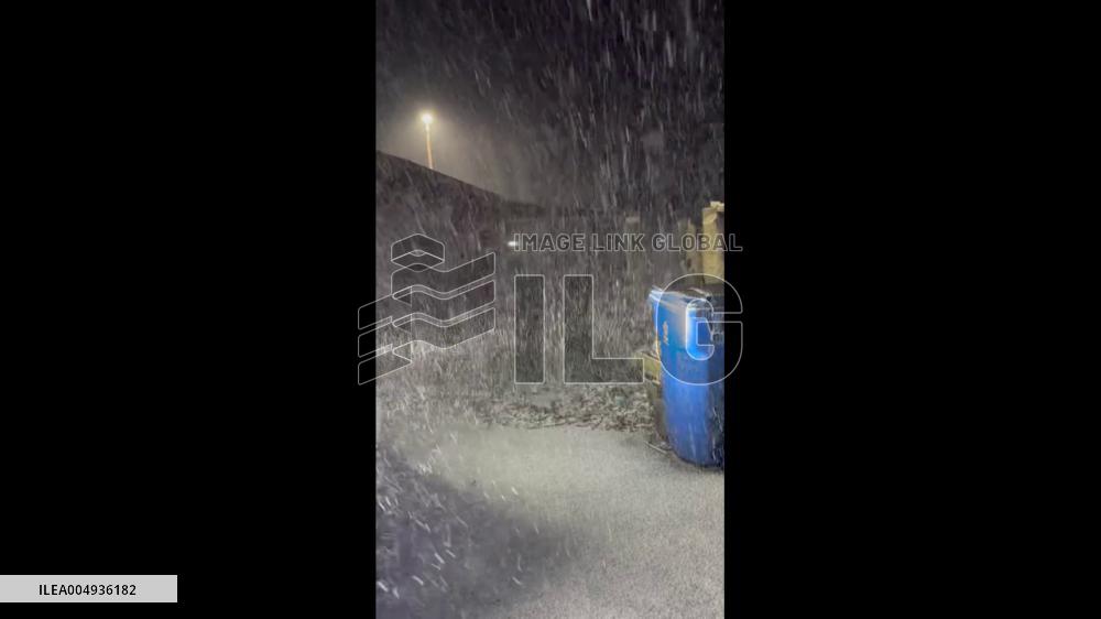 US: Thanksgiving Snow Hits Ohio 2