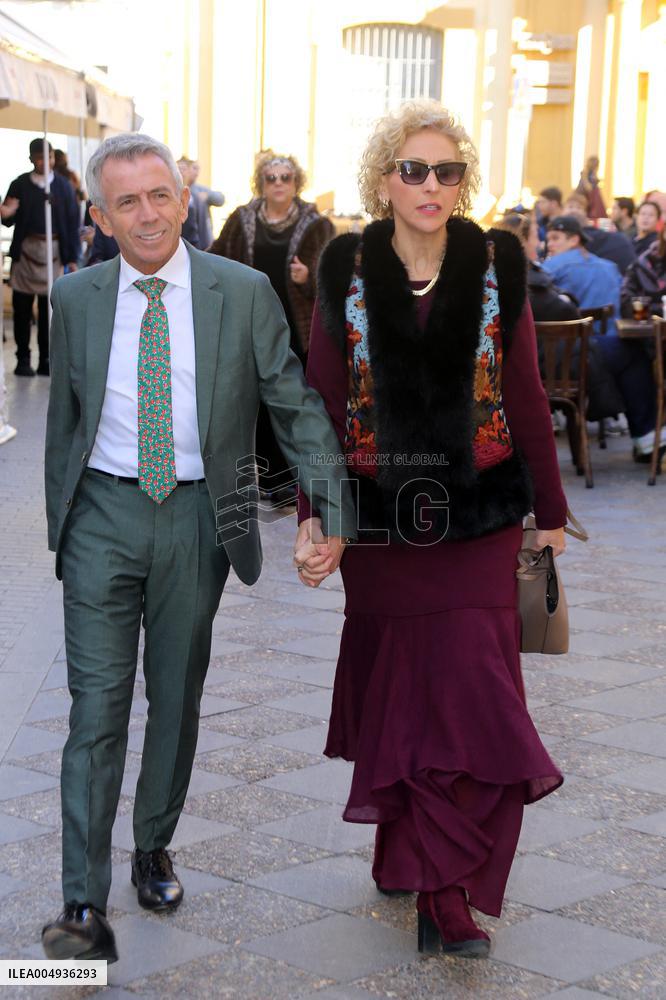 Francisco Rivera and Lourdes Montes Baptize Their Son Nicolas - Seville