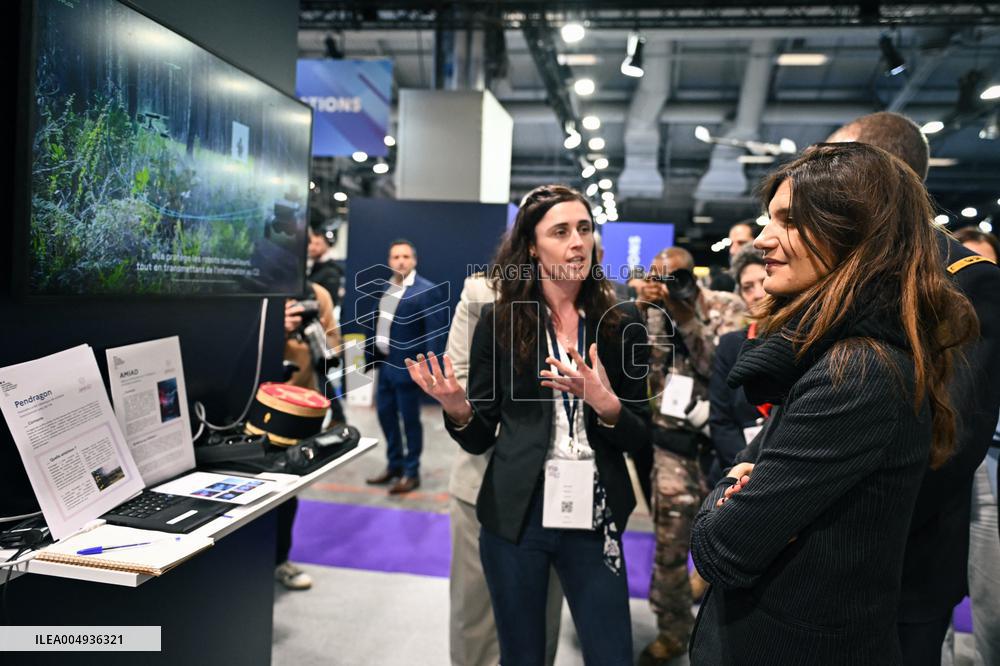 Alice Rufo visits Defence Innovation Forum - FID in Paris FA