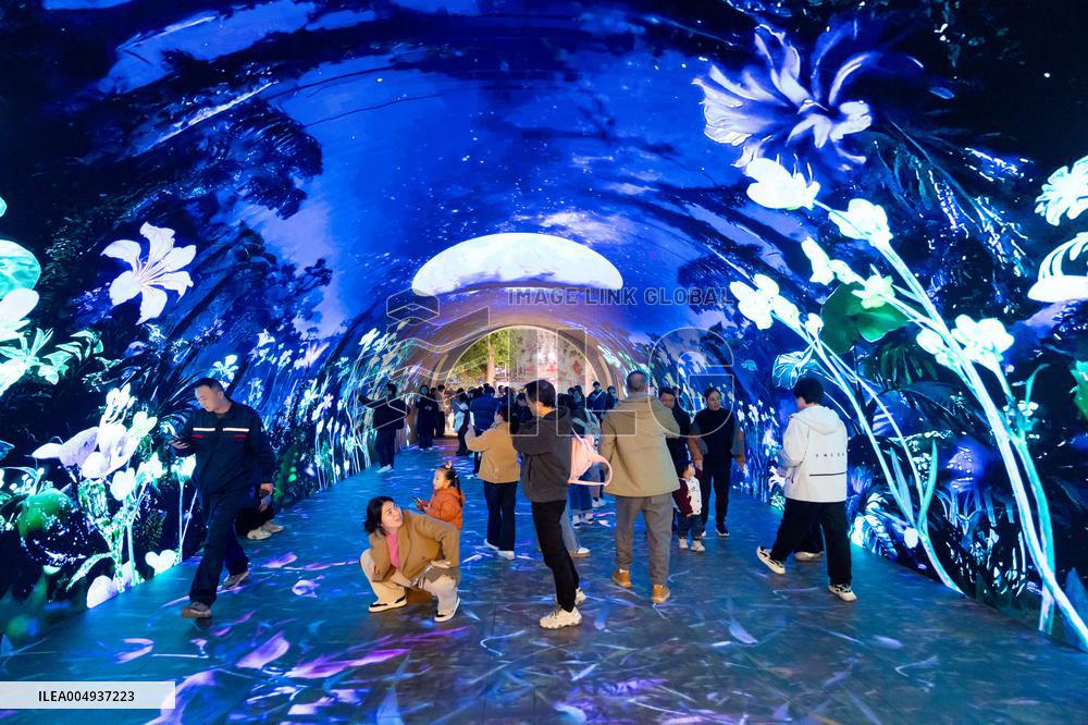 Underground Passage 3D Footage