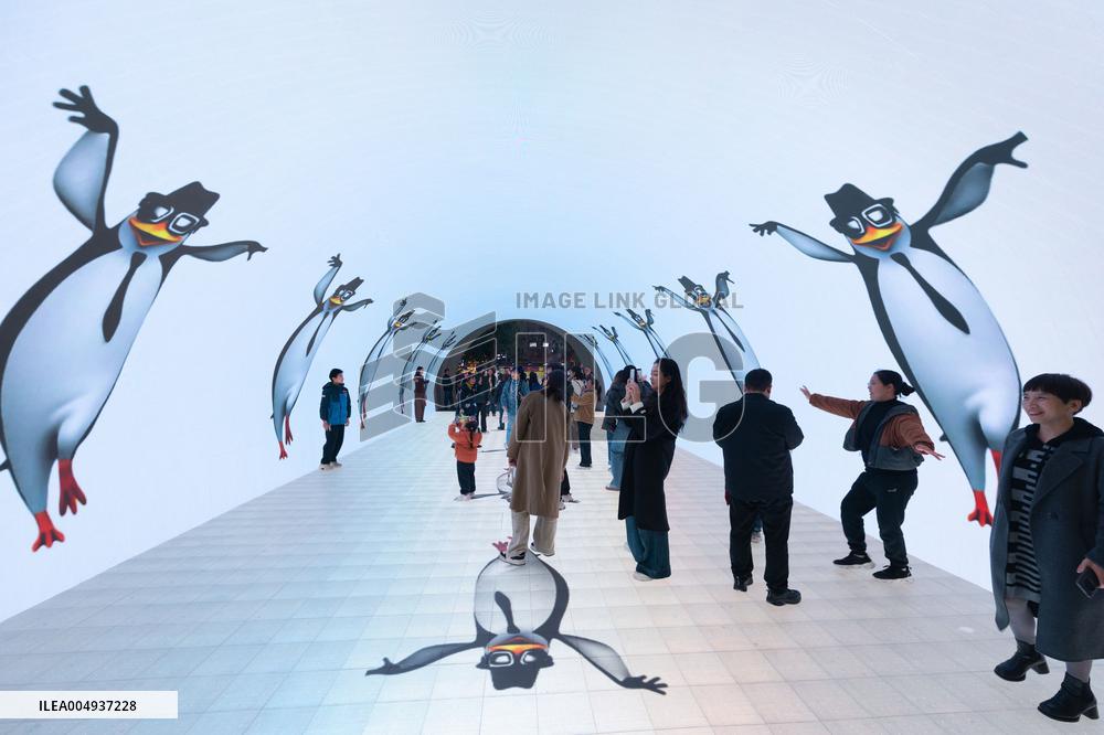 Underground Passage 3D Footage