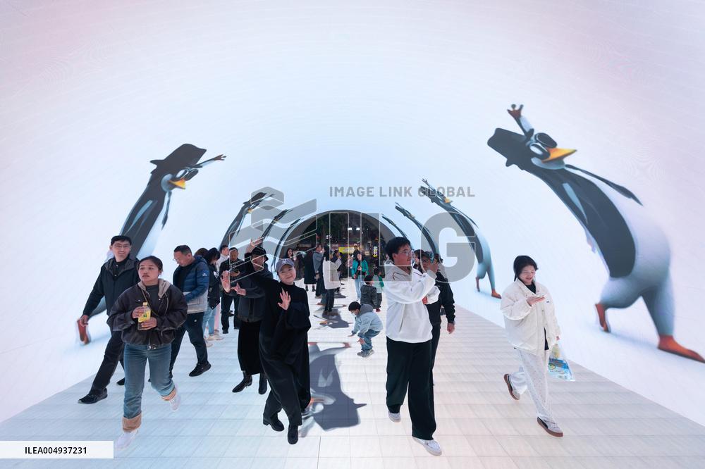 Underground Passage 3D Footage