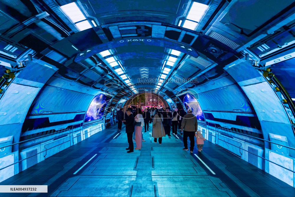 Underground Passage 3D Footage