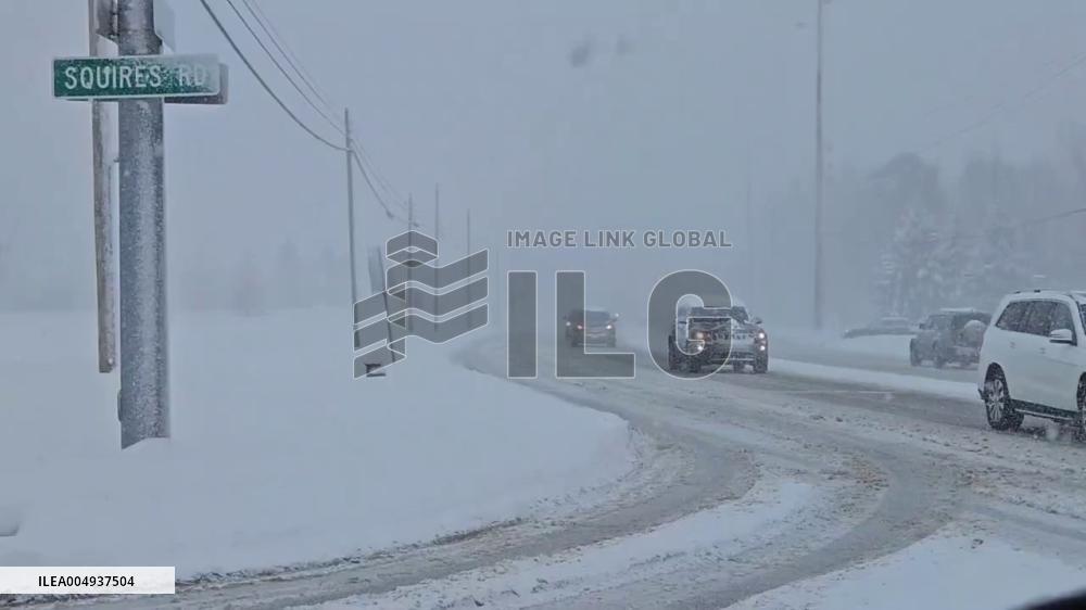 US: Thanksgiving Snow Hits Ohio 3