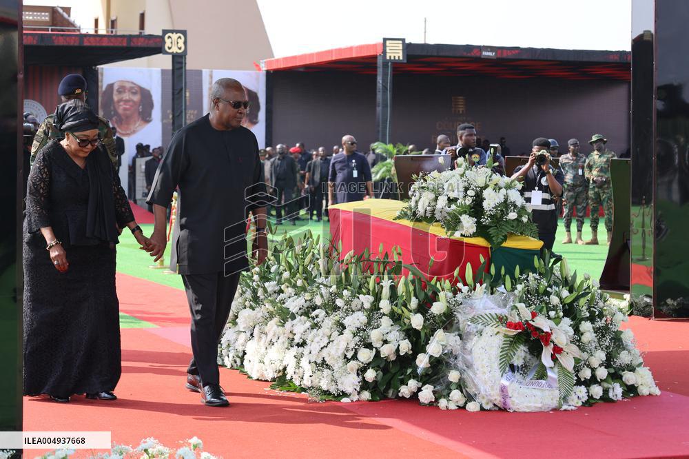State Funeral of former Ghanian Frst Lady Nana Konadu Agyeman-Rawlings - Ghana