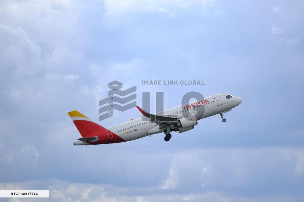 Avion de la compagnie aerienne Iberia