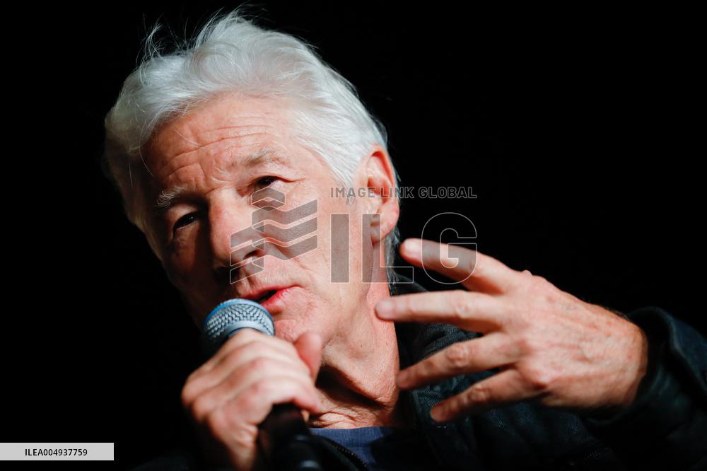 Richard Gere At A Groundbreaking Ceremony for Pediatric Gymnasium - Spain