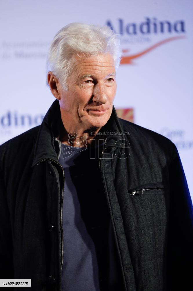 Richard Gere At A Groundbreaking Ceremony for Pediatric Gymnasium - Spain