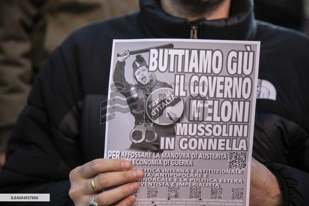 General Strike in Italy - Milan