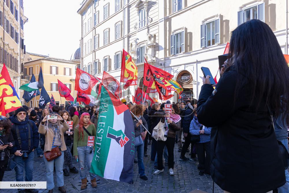 General Strike in Italy - Rome