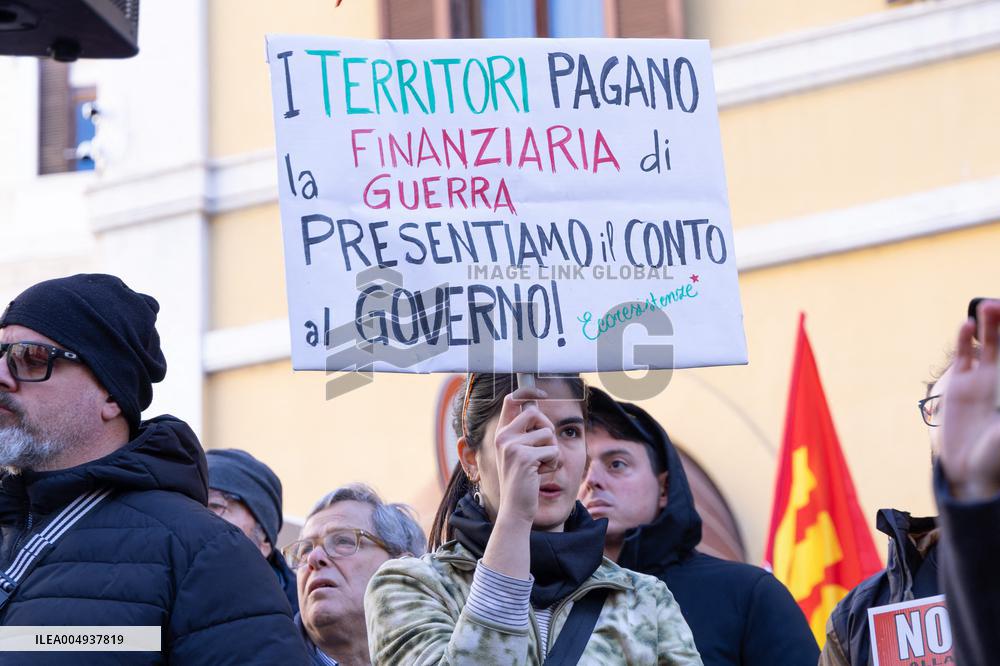General Strike in Italy - Rome