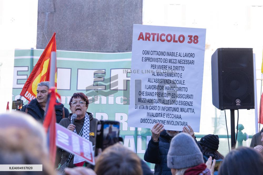 General Strike in Italy - Rome