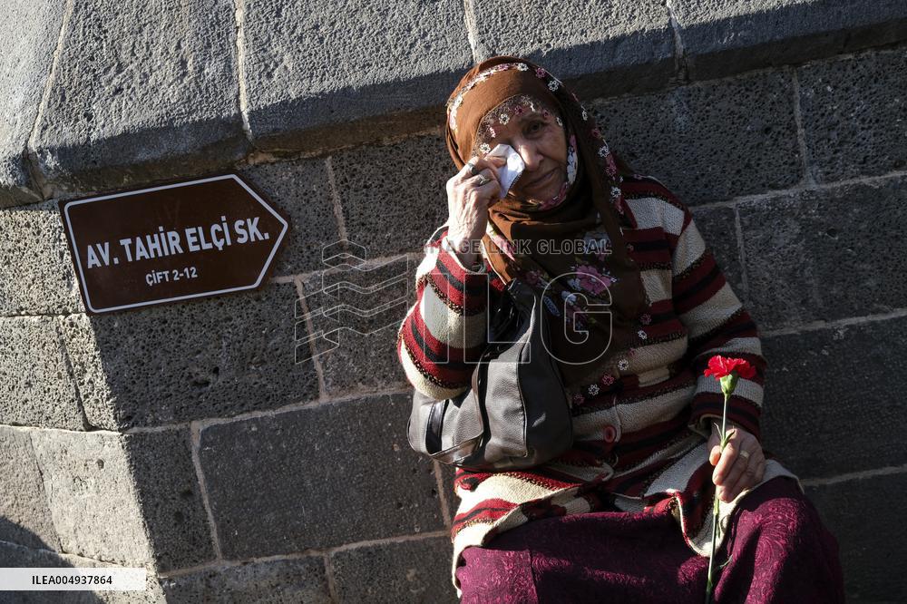 Turkish Lawyers March For Slain Colleague - Diyarbakir