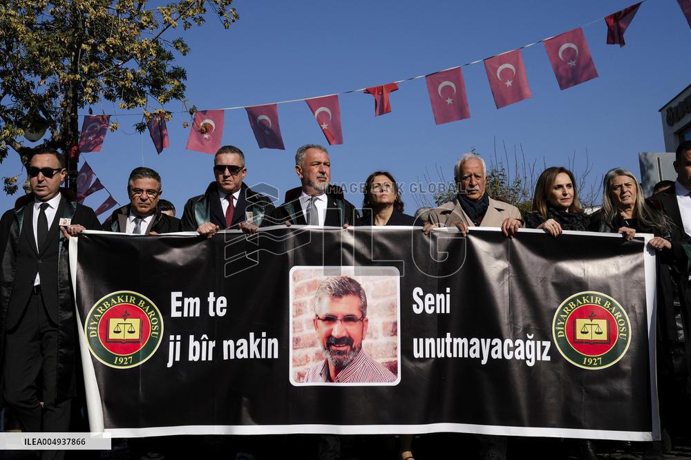 Turkish Lawyers March For Slain Colleague - Diyarbakir