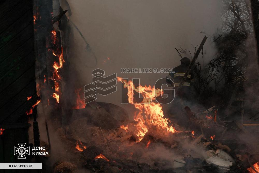 Russia Massively Attacked Kyiv With Drones And Missiles - Ukraine