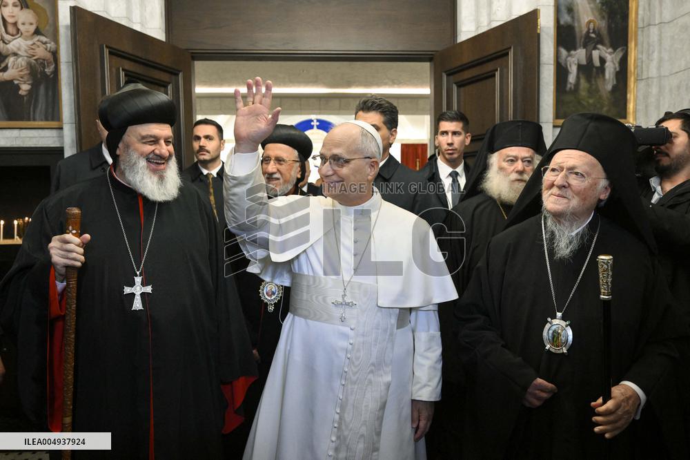 Pope Leo XIV Meets The Patriarchs in Istanbul - Turkey