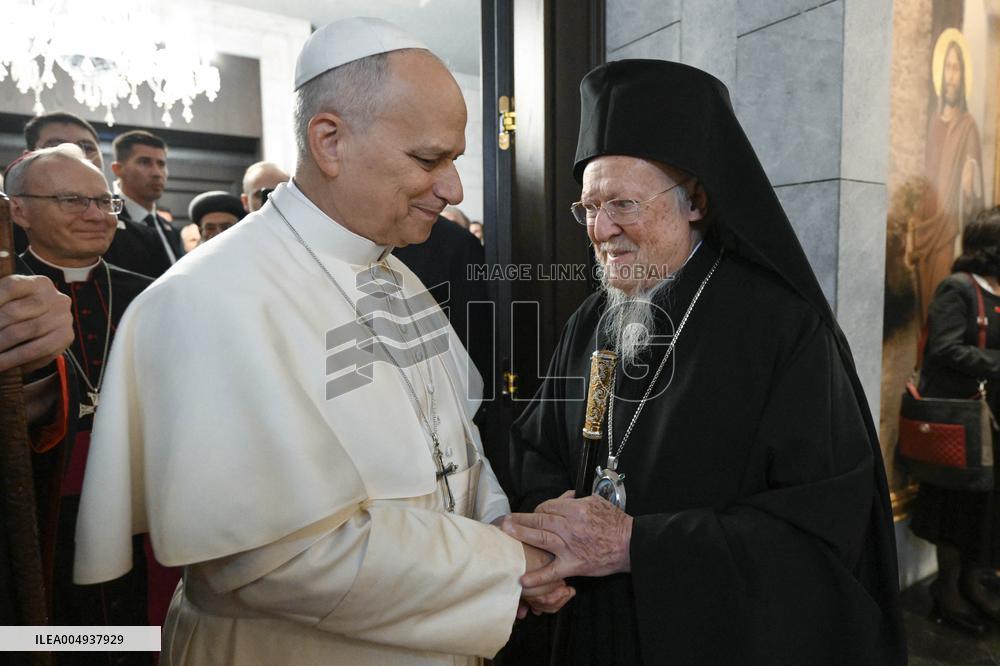 Pope Leo XIV Meets The Patriarchs in Istanbul - Turkey