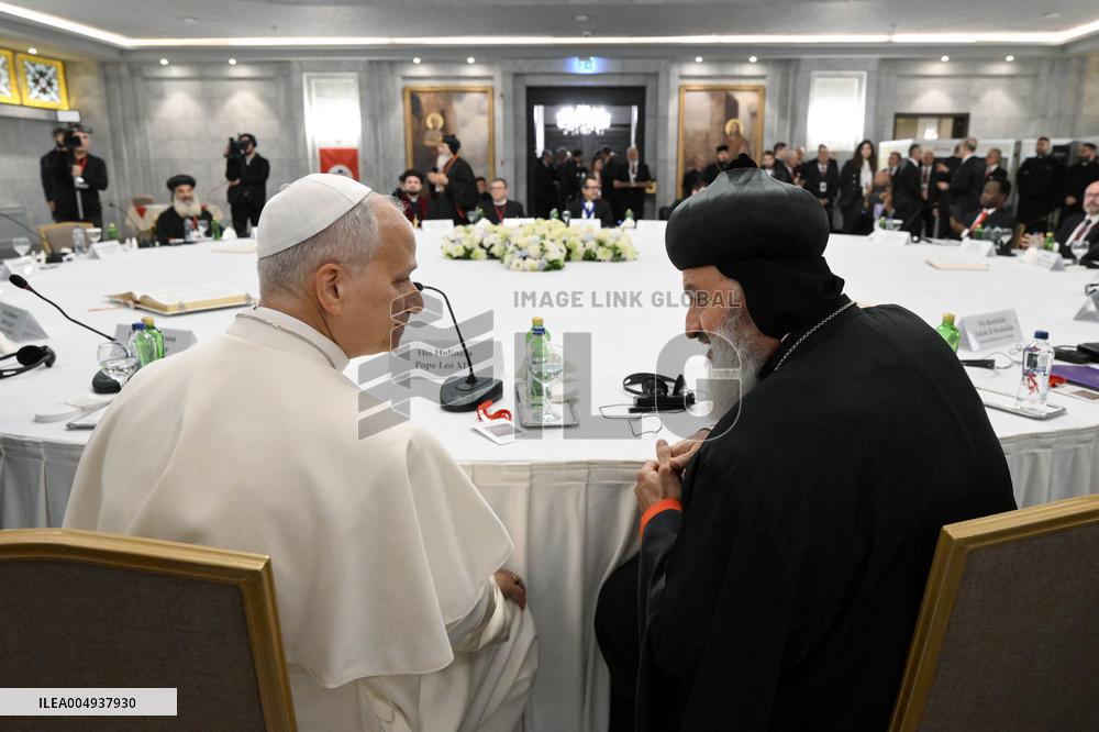 Pope Leo XIV Meets The Patriarchs in Istanbul - Turkey