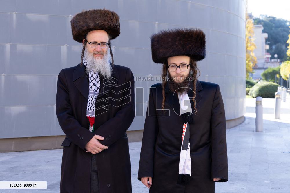 Conference with Greta Thunberg and Francesca Albanese - Rome