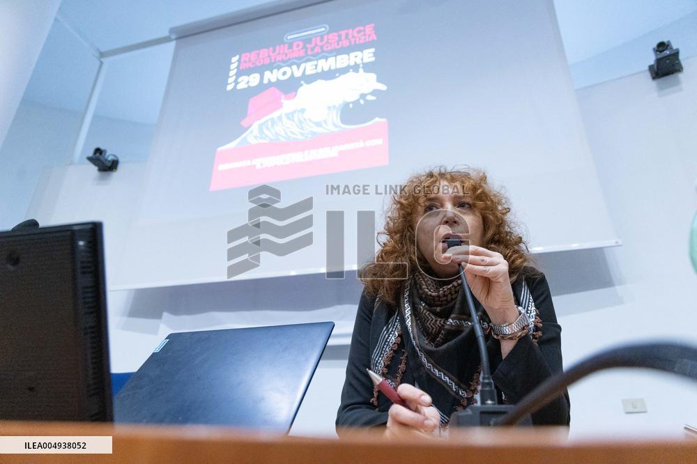 Conference with Greta Thunberg and Francesca Albanese - Rome