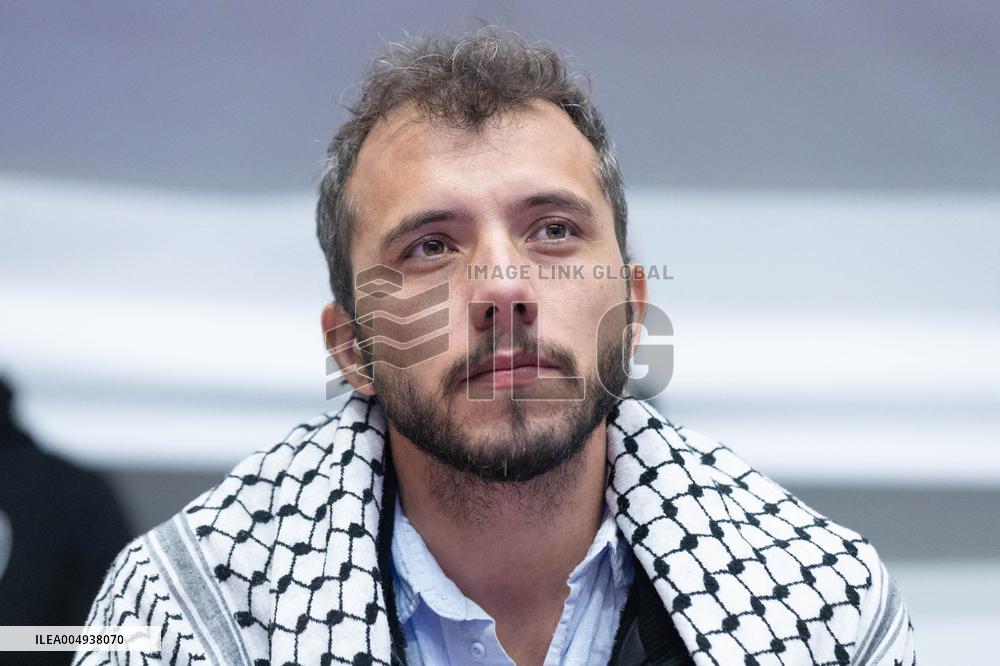 Conference with Greta Thunberg and Francesca Albanese - Rome