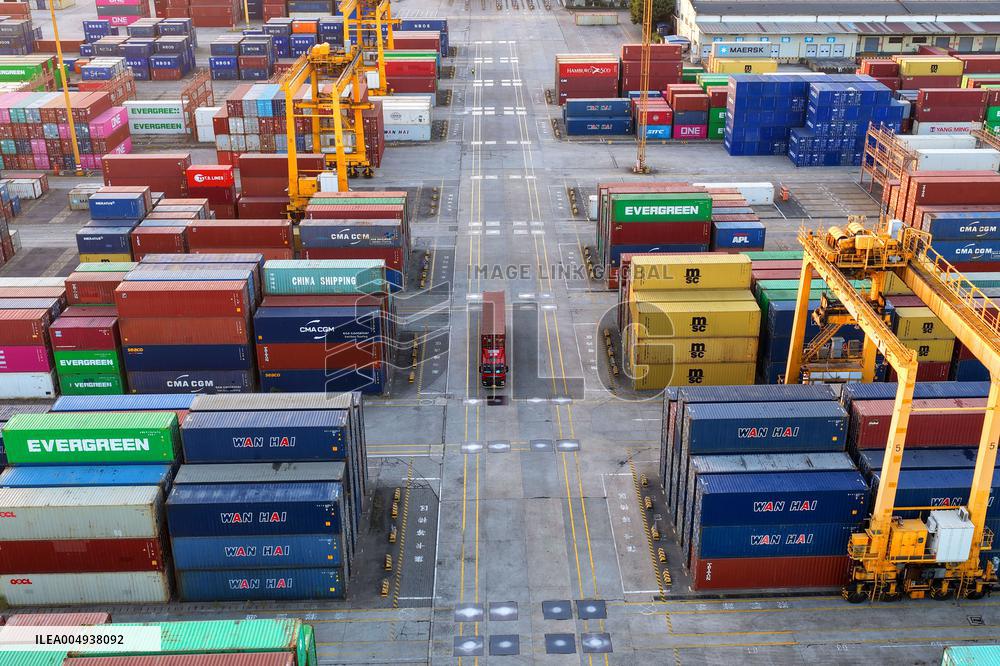 Qingzhou Container Terminal in Fuzhou