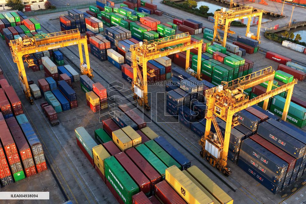 Qingzhou Container Terminal in Fuzhou