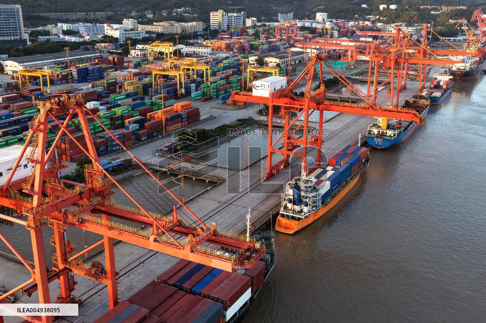 Qingzhou Container Terminal in Fuzhou