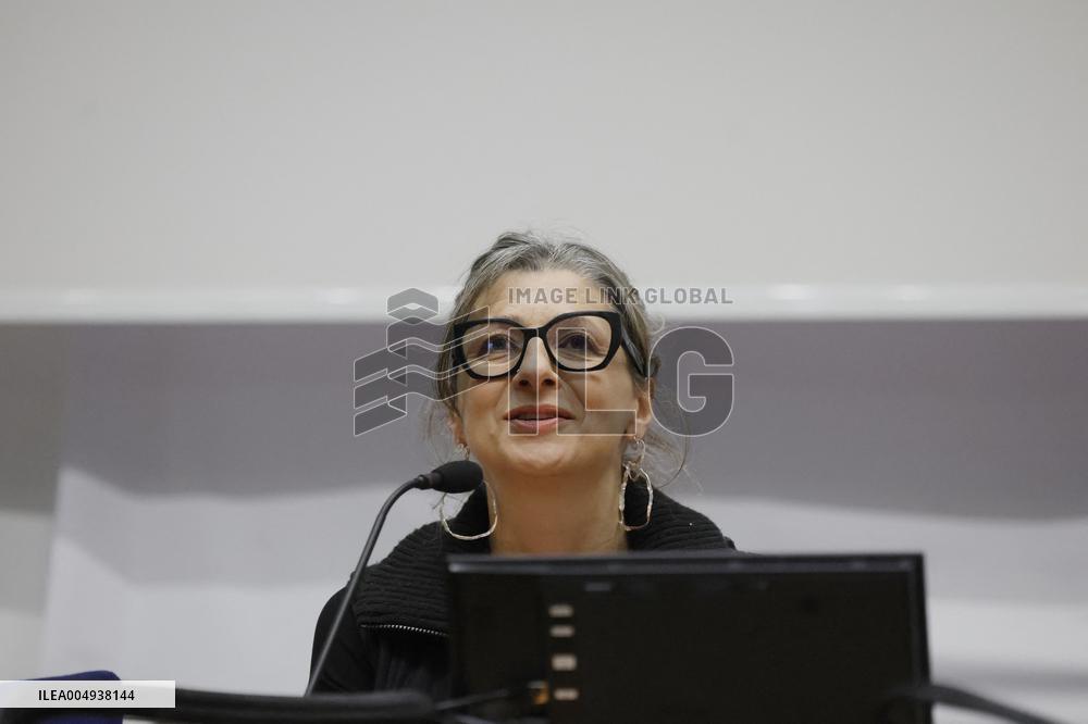 Conference with Greta Thunberg and Francesca Albanese - Rome