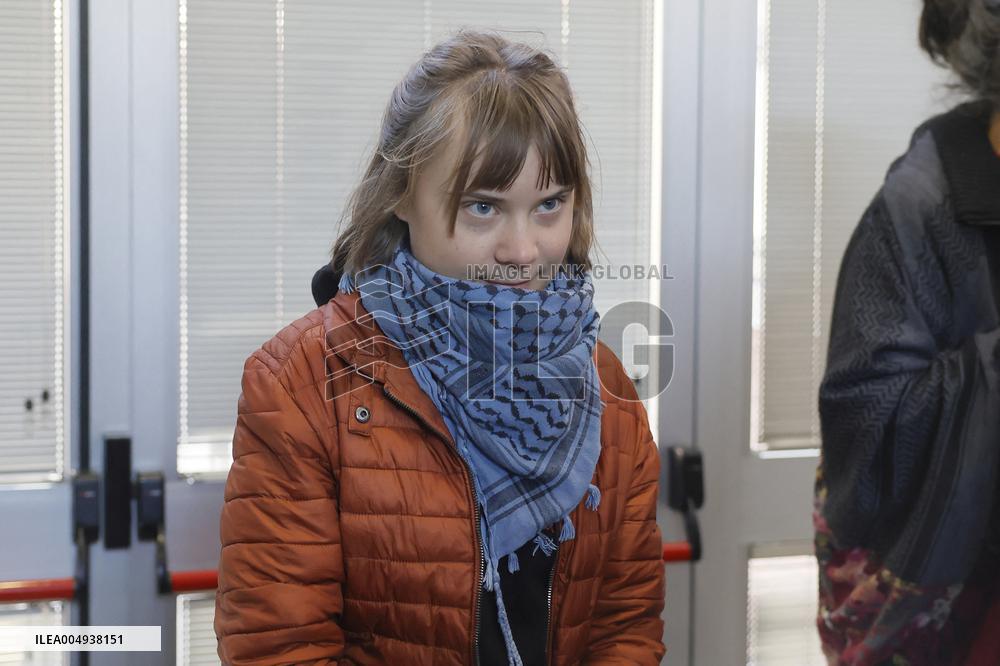 Conference with Greta Thunberg and Francesca Albanese - Rome