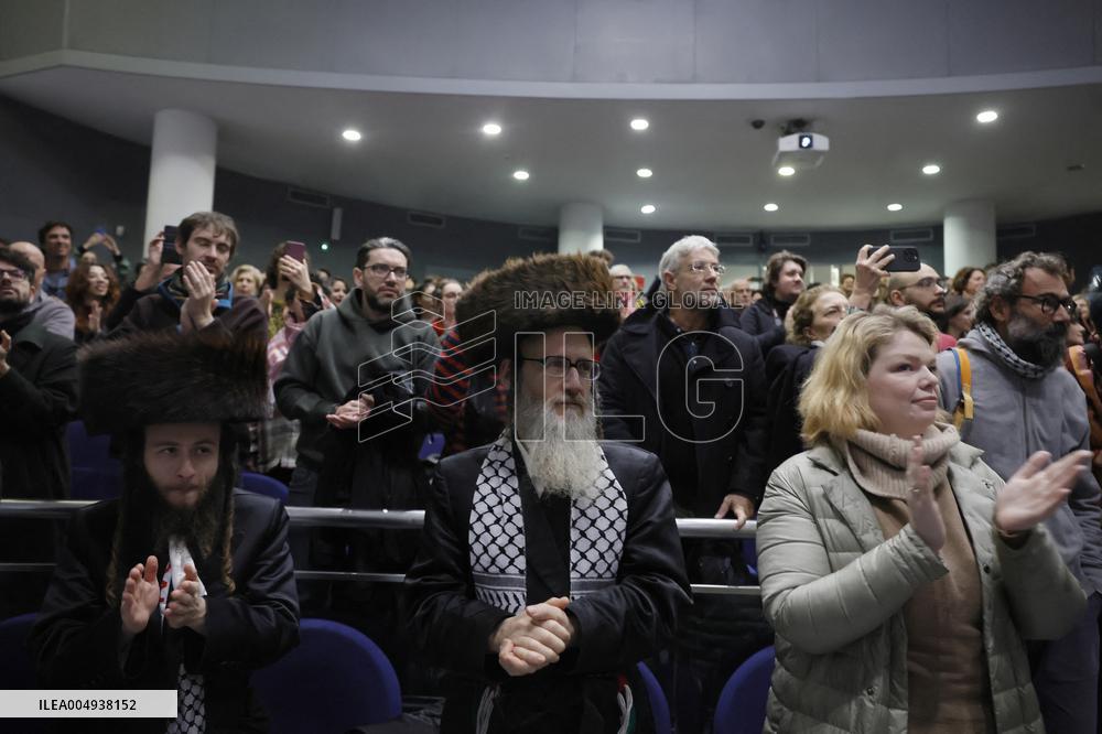 Conference with Greta Thunberg and Francesca Albanese - Rome