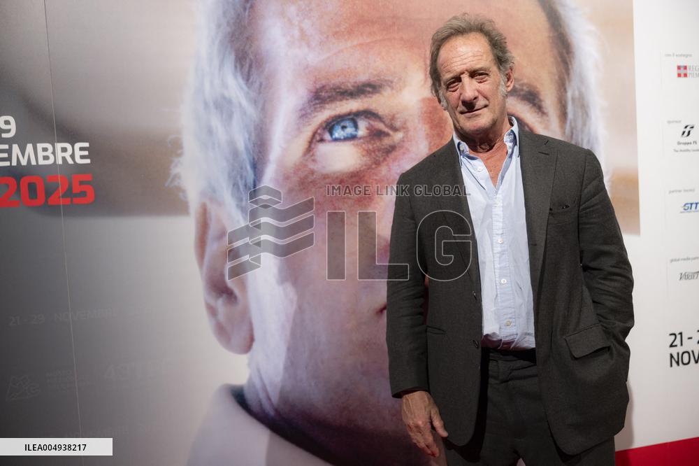 43 Turin Film Festival - Vincent Lindon photocall “Stella della Mole” Award