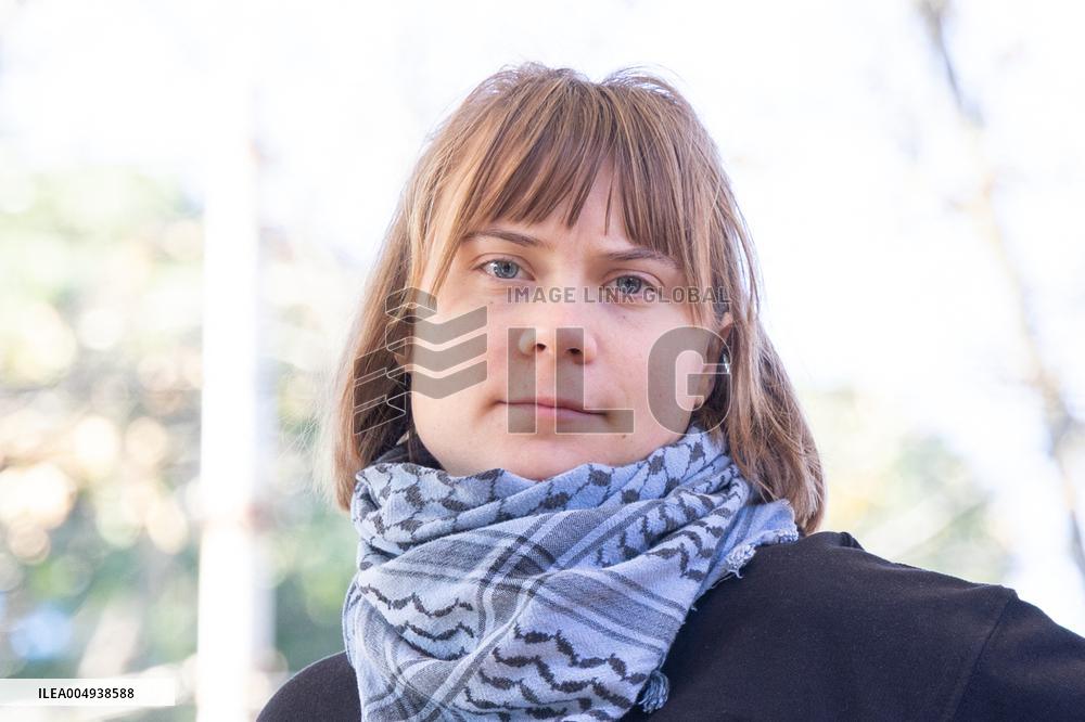 Pro-Palestine Demonstration with Greta Thunberg - Rome