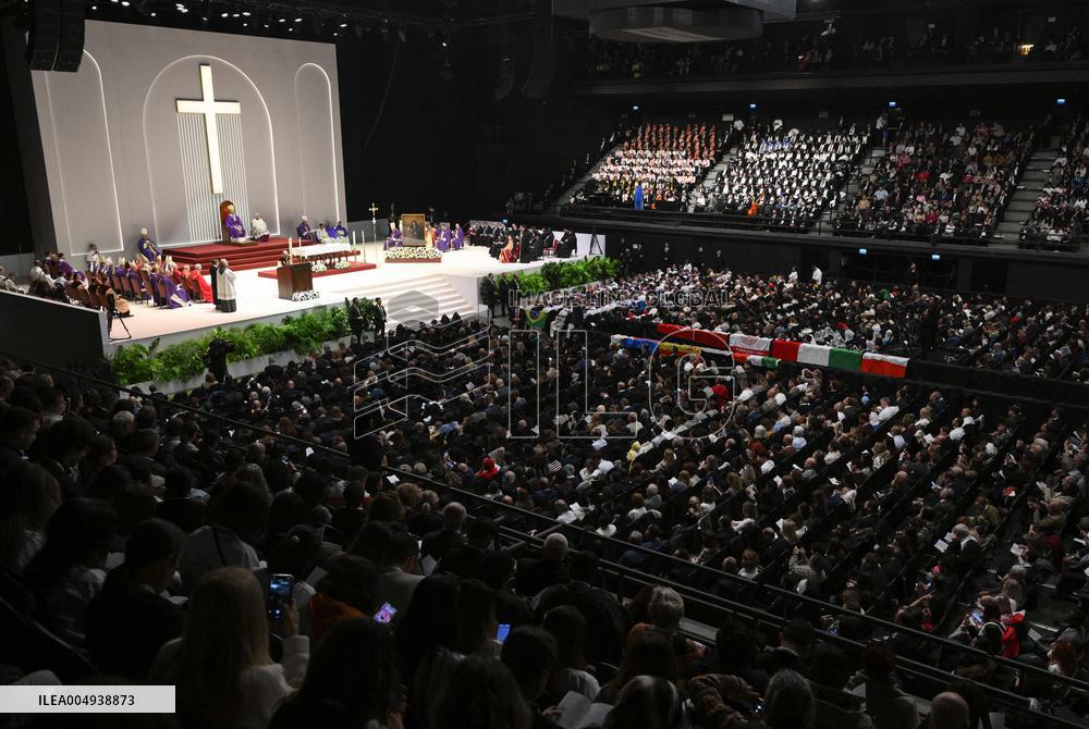 Pope Leo XIV Celebrates A Mass In Istanbul - Turkey