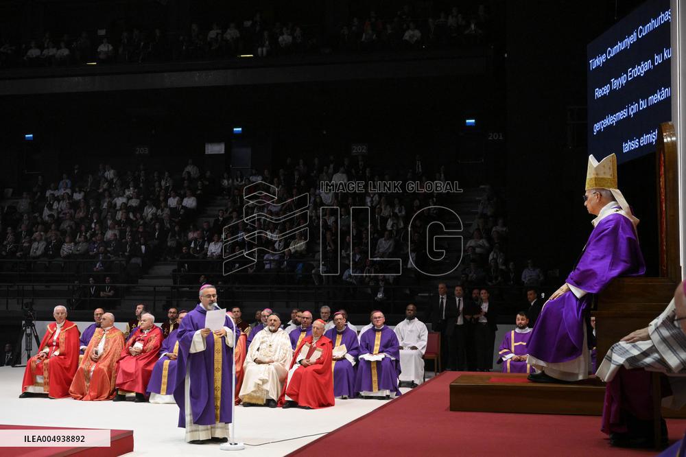 Pope Leo XIV Celebrates A Mass In Istanbul - Turkey