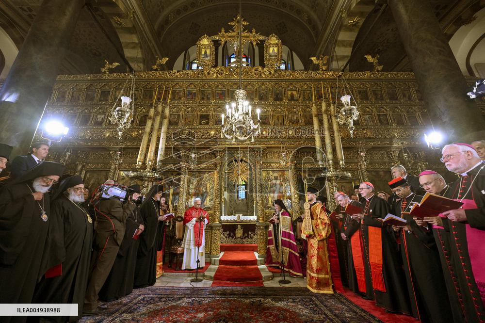 Pope Leo XIV With Patriarch of Constantinople Bartholomew I - Turkey