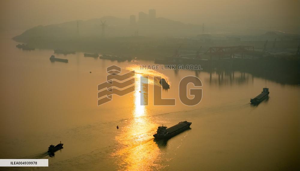 Guoyuan Port Container Terminal in Chongqing