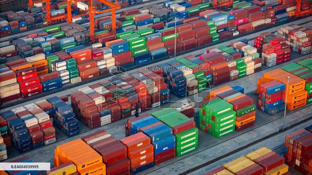 Guoyuan Port Container Terminal in Chongqing