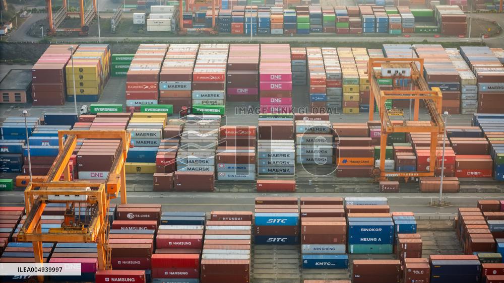 Guoyuan Port Container Terminal in Chongqing