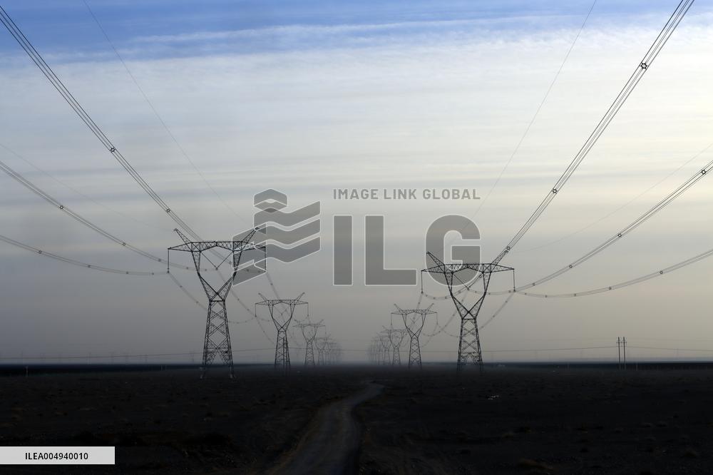 High-voltage Direct Current Transmission Project in Gobi Desert