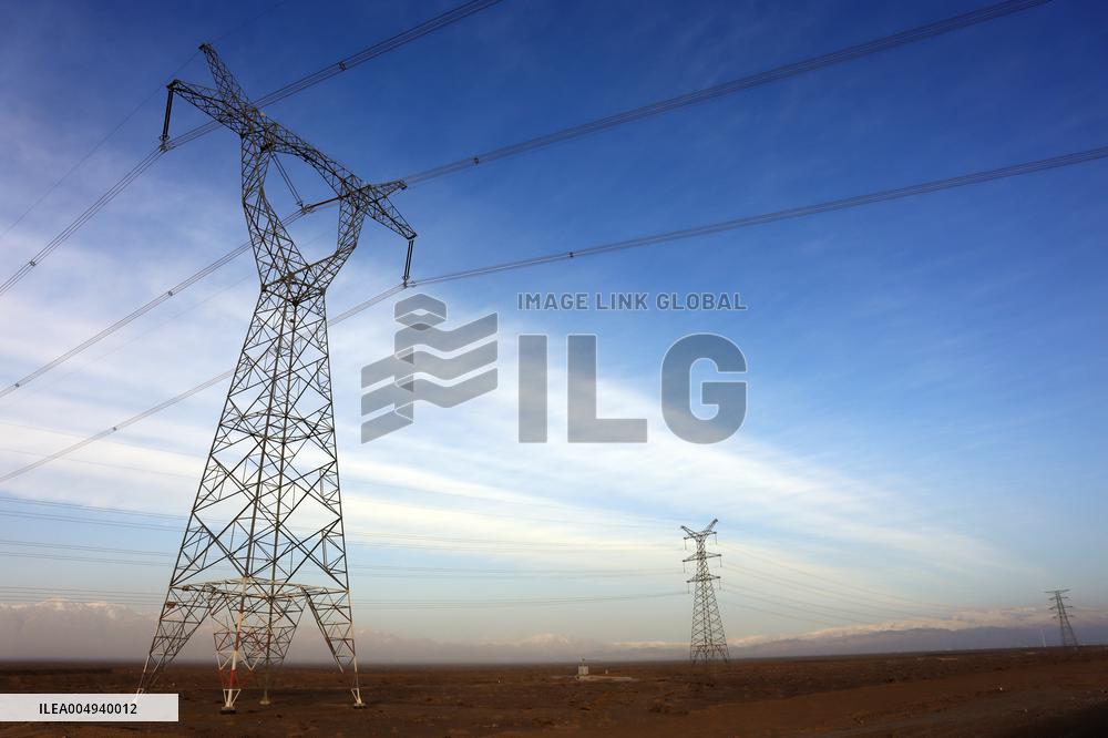 High-voltage Direct Current Transmission Project in Gobi Desert