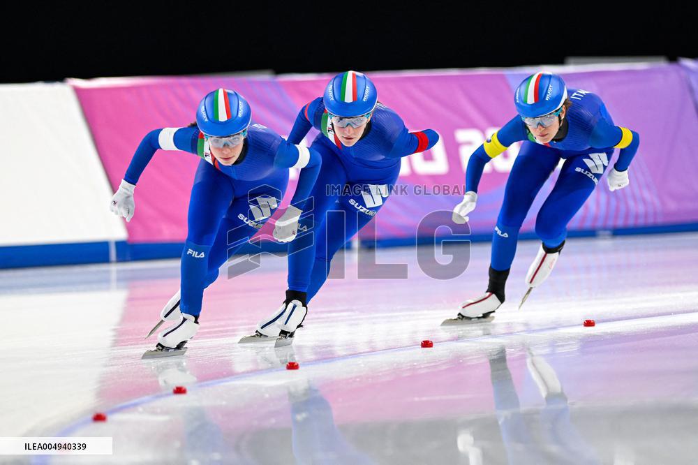 SPORT INVERNALI - Pattinaggio sul Ghiaccio - ISU Speed Skating Junior World Cup