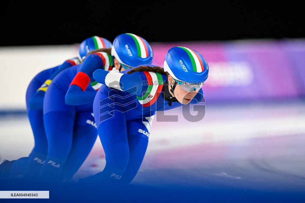 SPORT INVERNALI - Pattinaggio sul Ghiaccio - ISU Speed Skating Junior World Cup