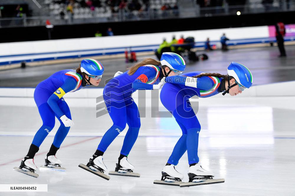 SPORT INVERNALI - Pattinaggio sul Ghiaccio - ISU Speed Skating Junior World Cup