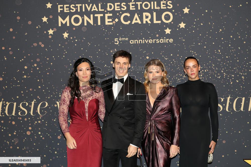 NO TABLOIDS - Prince Albert II with Chefs of SBM Group - Monaco