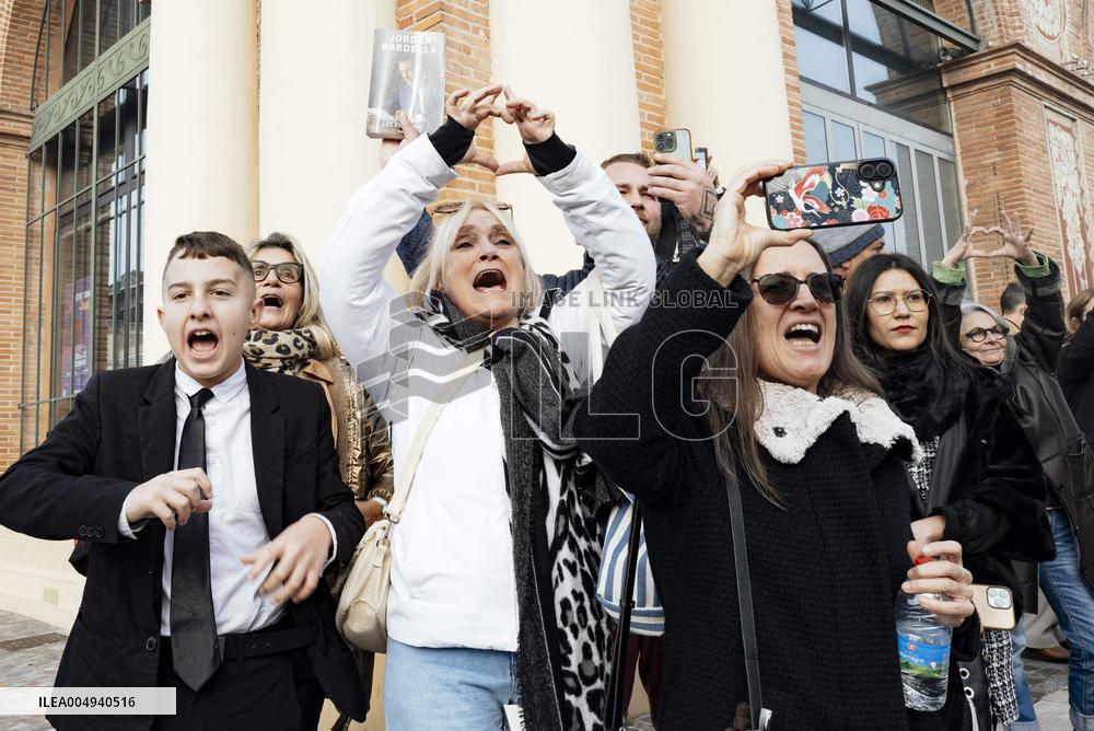 Protests against Jordan Bardella s visit in Moissac - France