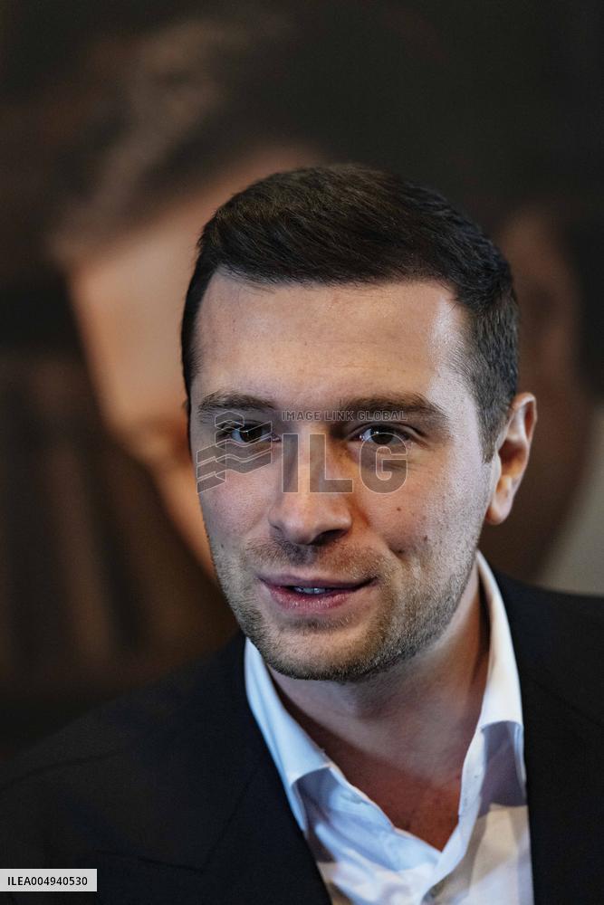 Jordan Bardella Book Signing in Moissac - France