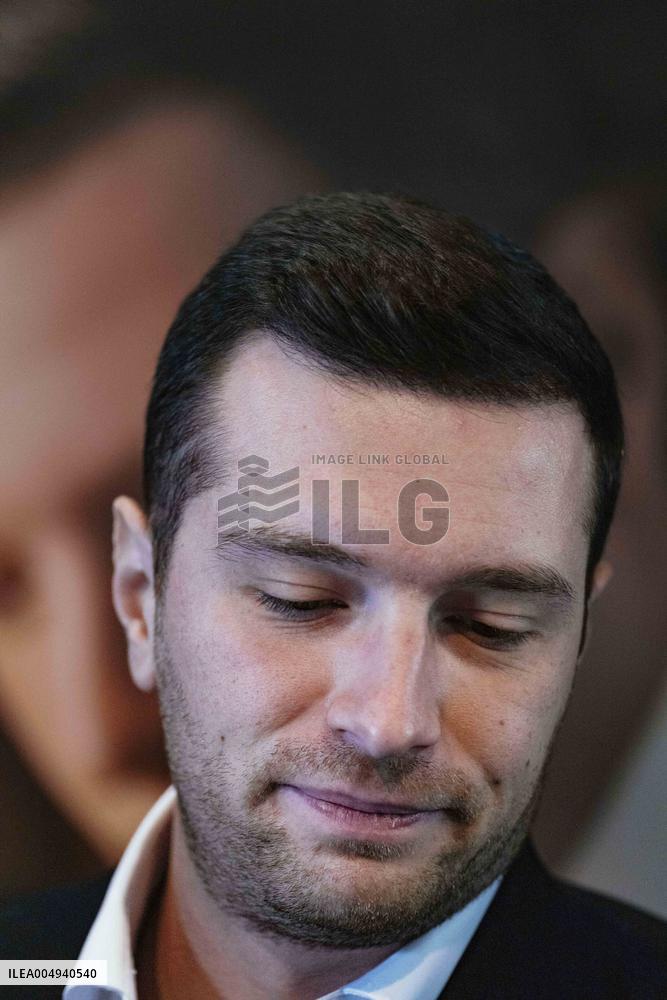 Jordan Bardella Book Signing in Moissac - France