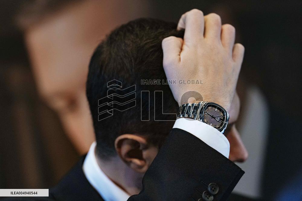 Jordan Bardella Book Signing in Moissac - France